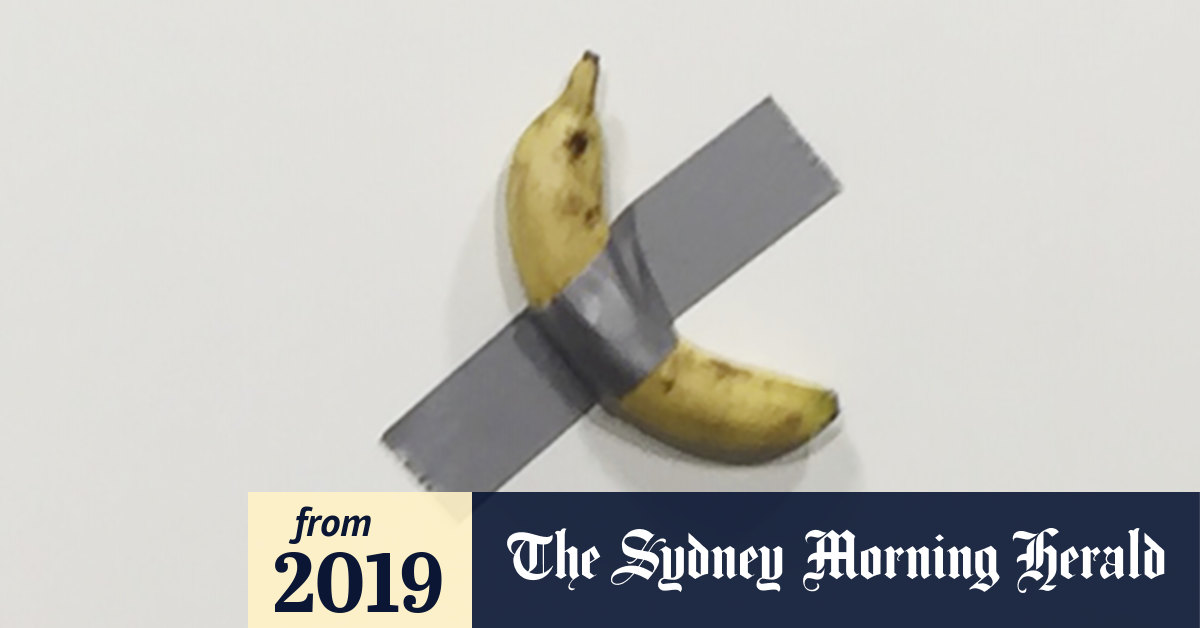 The banana on the wall was a masterpiece until somebody ate it